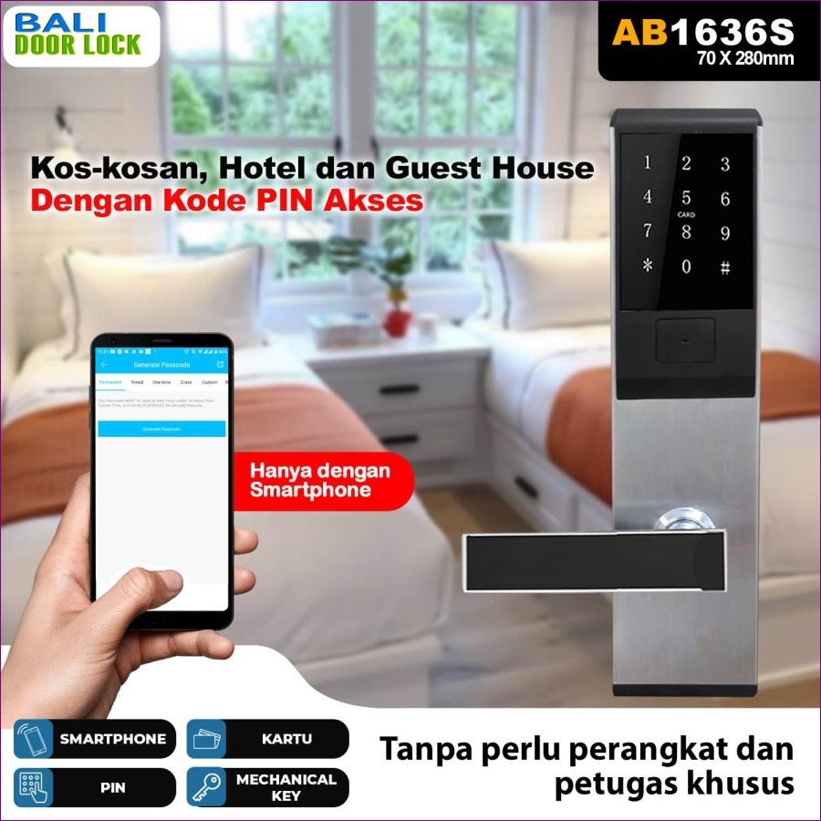 Harga Kunci Pintu Digital untuk Hotel di Bali