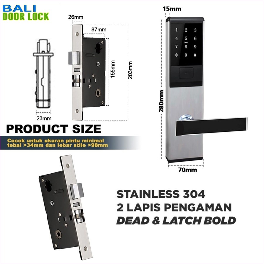 Smart Door Lock untuk Hotel di Bali
